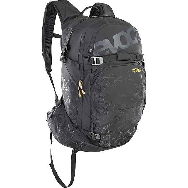 EVOC Line R.A.S. Protector 32 black ski backpack with back protector