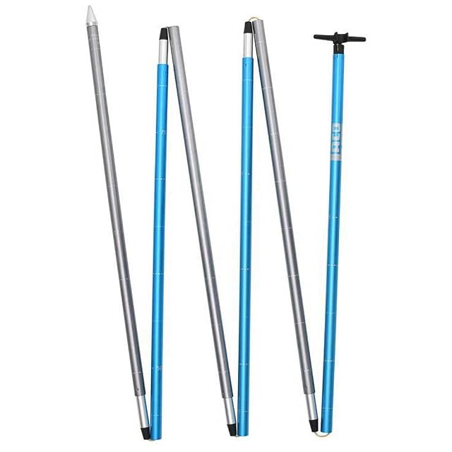 LACD Avalanche Probe Express 2.0 in blue and silver, 240 cm