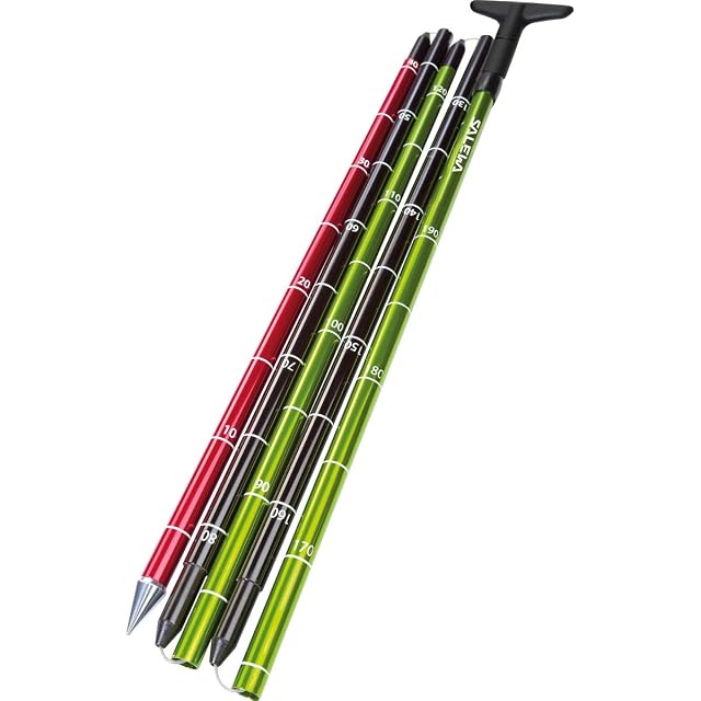 Salewa Lightning 240 avalanche probe in green and black