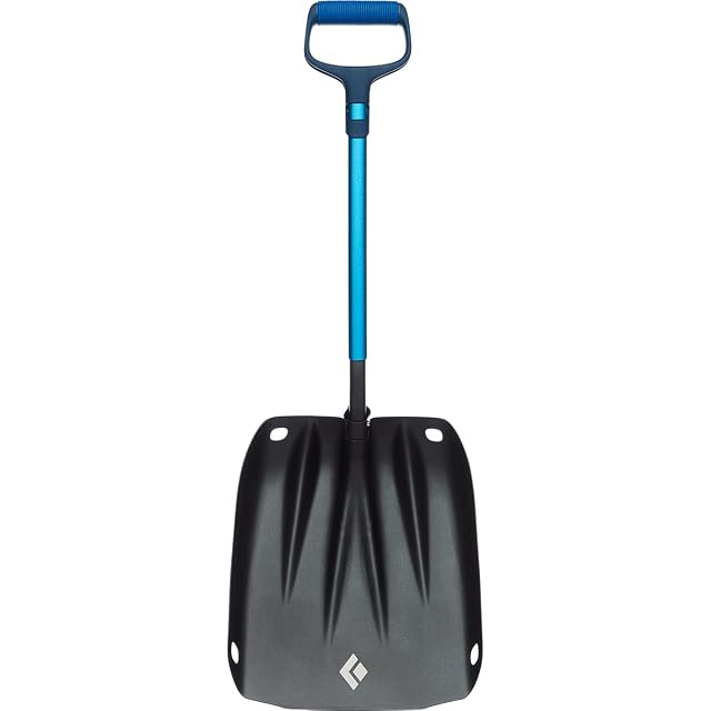 Black Diamond Evac 7 avalanche shovel in ultra blue