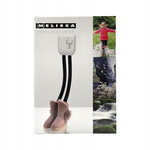 Melissa electric boot dryer with two adjustable hoses and a timer