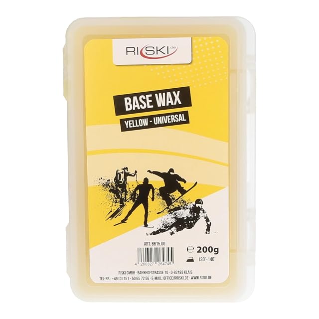 RiSki Base Wax universal, 200 g, yellow block