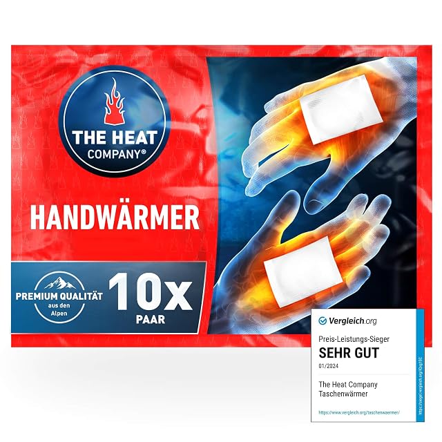 The Heat Company hand warmers, ten pairs