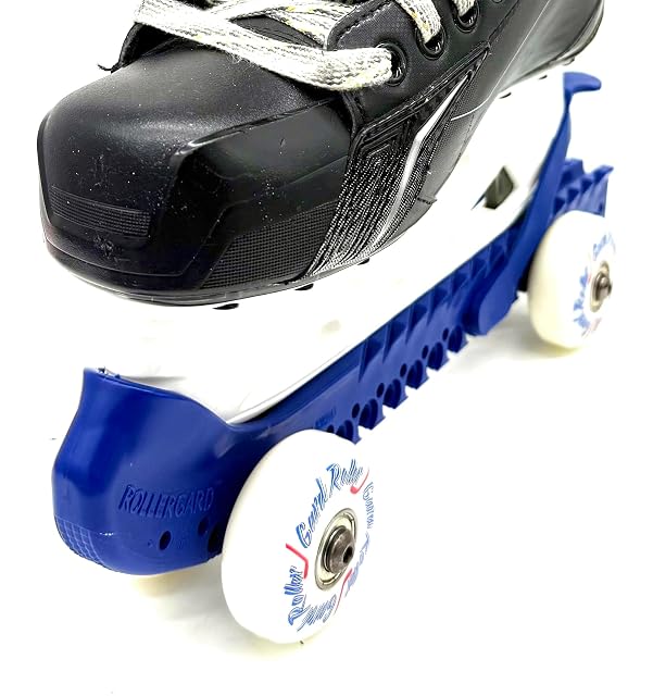 RollerGard blue wheeled skate blade guard