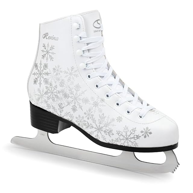 MADIVO SMJ Revina white women’s figure skate with toothed blade