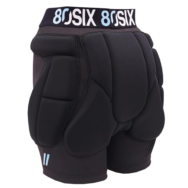 80SIX padded crash shorts for snowboarding