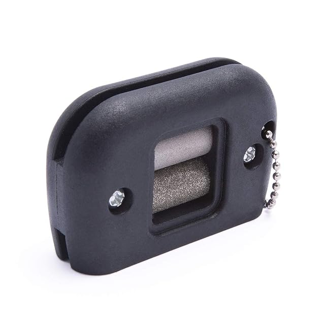 SkinStar Easy Slide skate sharpener with two diamond-coated rollers