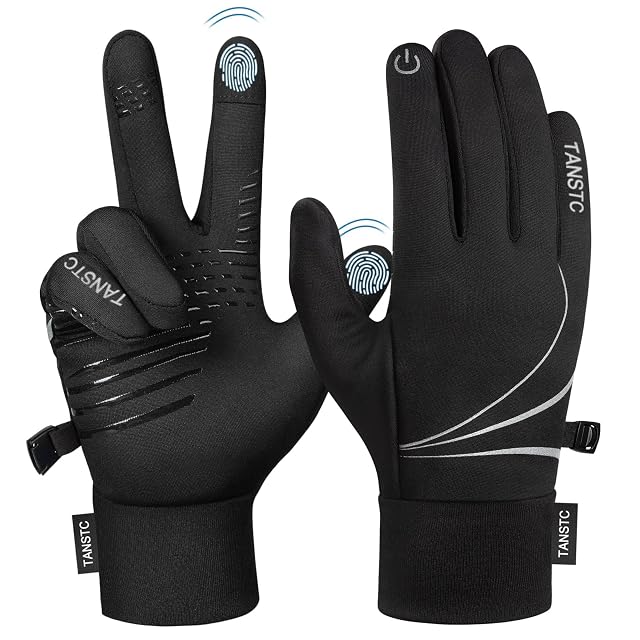 TANSTC winter touchscreen gloves in black