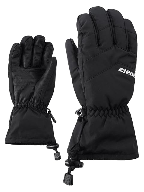 Ziener junior ski gloves in black