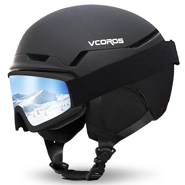 VCOROS DXH-816 ski helmet with matching goggle