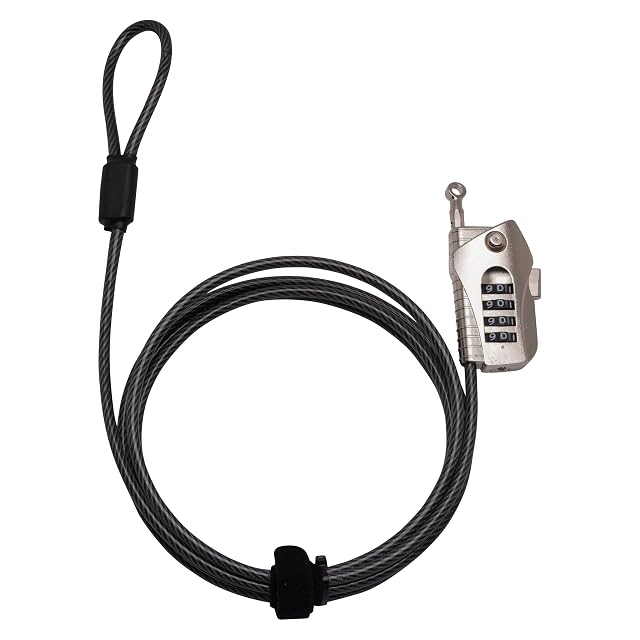 Burg Wächter Snap+Lock black cable lock, two metres