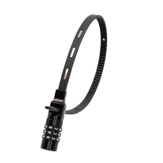 Fischer black cable tie lock with combination dials