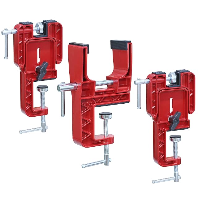 WITHLENT Alpine Ski Vise PRO with centre clamp and two end supports