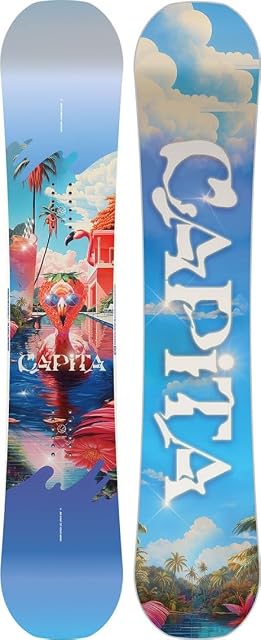 Capita Space Metal Fantasy women’s freestyle snowboard, 149 cm